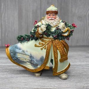 Ashton drake old world Santas Thomas Kinkade bring home the tree ornament